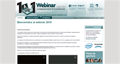 Desktop Screenshot of 1a1.webinar.org.ar